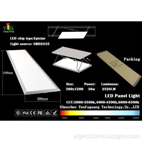 LED Panel Light 3 Years Warranty CE RoHS Panellight